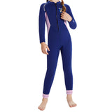 Maxbell Kids Wetsuit 2.5mm Neoprene Nylon for Scuba Snorkeling Kayaking Wave Surfing Navy Blue Size L