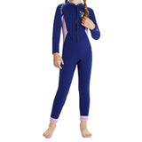 Maxbell Kids Wetsuit 2.5mm Neoprene Nylon for Scuba Snorkeling Kayaking Wave Surfing Navy Blue Size L