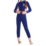 Maxbell Kids Wetsuit 2.5mm Neoprene Nylon for Scuba Snorkeling Kayaking Wave Surfing Navy Blue XL