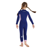 Maxbell Kids Wetsuit 2.5mm Neoprene Nylon for Scuba Snorkeling Kayaking Wave Surfing Navy Blue XL