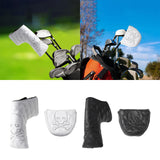 Maxbell Golf Club Head Cover Waterproof Golf Driver Head Covers Golf Club Protectors white L shape