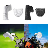 Maxbell Golf Club Head Cover Waterproof Golf Driver Head Covers Golf Club Protectors white L shape