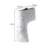 Maxbell Golf Club Head Cover Waterproof Golf Driver Head Covers Golf Club Protectors white L shape