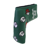 Maxbell Golf Club Covers Golf Putter Head Protector Universal Golf Putter Head Cover Green Red