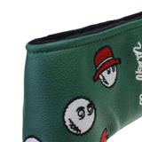 Maxbell Golf Club Covers Golf Putter Head Protector Universal Golf Putter Head Cover Green Red