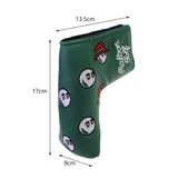 Maxbell Golf Club Covers Golf Putter Head Protector Universal Golf Putter Head Cover Green Red