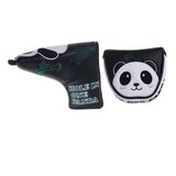 Maxbell Golf Putter Head Covers for Men Women PU Leather Panda Embroidered Headcover