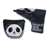 Maxbell Golf Putter Head Covers for Men Women PU Leather Panda Embroidered Headcover