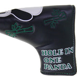 Maxbell Golf Putter Head Covers for Men Women PU Leather Panda Embroidered Headcover