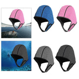 Maxbell 2mm Neoprene Diving Hood for Women Men Swim Hat for Surfing Rafting Canoeing Blue