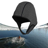 Maxbell 2mm Neoprene Diving Hood for Women Men Swim Hat for Surfing Rafting Canoeing Dark Gray