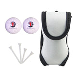 Maxbell Golf Ball Bag Portable Lightweight Small Golf Tee Holder Pouch Fanny Pack