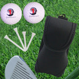 Maxbell Golf Ball Bag Portable Lightweight Small Golf Tee Holder Pouch Fanny Pack