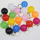 Maxbell 12x Key Chains Holder Bag Pendant Ball Keychains for Backpack Handbag Multi Color