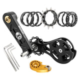 Maxbell Mountain Bike Single Speed Conversion Set Bicycle Components Chain Tensioner 12T Black