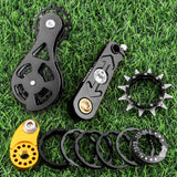 Maxbell Mountain Bike Single Speed Conversion Set Bicycle Components Chain Tensioner 12T Black