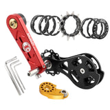 Maxbell Mountain Bike Single Speed Conversion Set Bicycle Components Chain Tensioner 12T Red