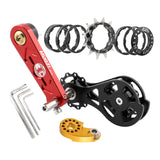 Maxbell Mountain Bike Single Speed Conversion Set Bicycle Components Chain Tensioner 12T Red