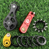 Maxbell Mountain Bike Single Speed Conversion Set Bicycle Components Chain Tensioner 12T Red