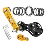 Maxbell Mountain Bike Single Speed Conversion Set Bicycle Components Chain Tensioner 12T Gold