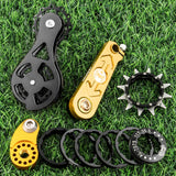 Maxbell Mountain Bike Single Speed Conversion Set Bicycle Components Chain Tensioner 12T Gold
