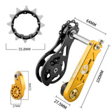 Maxbell Mountain Bike Single Speed Conversion Set Bicycle Components Chain Tensioner 12T Gold