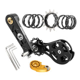 Maxbell Mountain Bike Single Speed Conversion Set Bicycle Components Chain Tensioner 13T Black