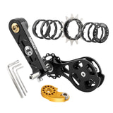 Maxbell Mountain Bike Single Speed Conversion Set Bicycle Components Chain Tensioner 13T Black