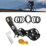 Maxbell Mountain Bike Single Speed Conversion Set Bicycle Components Chain Tensioner 13T Black