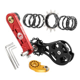 Maxbell Mountain Bike Single Speed Conversion Set Bicycle Components Chain Tensioner 13T Red