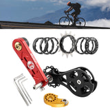 Maxbell Mountain Bike Single Speed Conversion Set Bicycle Components Chain Tensioner 13T Red