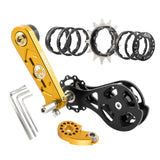 Maxbell Mountain Bike Single Speed Conversion Set Bicycle Components Chain Tensioner 13T Gold