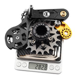 Maxbell Bike Single Speed Conversion Kit Repair Outdoor Riding Bike Chain Tensioners 20T Black