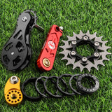 Maxbell Bike Single Speed Conversion Kit Repair Outdoor Riding Bike Chain Tensioners 20T Red