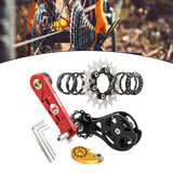 Maxbell Bike Single Speed Conversion Kit Repair Outdoor Riding Bike Chain Tensioners 20T Red