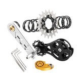 Maxbell Bike Single Speed Conversion Kit Repair Outdoor Riding Bike Chain Tensioners 20T Silver