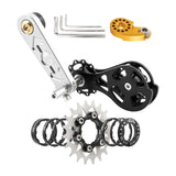 Maxbell Bike Single Speed Conversion Kit Repair Outdoor Riding Bike Chain Tensioners 20T Silver