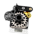 Maxbell Bike Single Speed Conversion Kit Repair Outdoor Riding Bike Chain Tensioners 21T Black