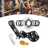 Maxbell Bike Single Speed Conversion Kit Repair Outdoor Riding Bike Chain Tensioners 21T Black