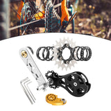 Maxbell Bike Single Speed Conversion Kit Repair Outdoor Riding Bike Chain Tensioners 21T Silver