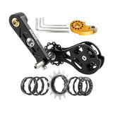 Maxbell Mountain Bike Single Speed Conversion Kit Bicycle Components Chain Tensioner 14T Black