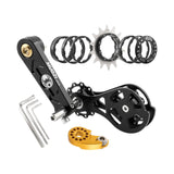Maxbell Mountain Bike Single Speed Conversion Kit Bicycle Components Chain Tensioner 14T Black