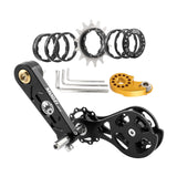 Maxbell Mountain Bike Single Speed Conversion Kit Bicycle Components Chain Tensioner 14T Black