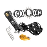 Maxbell Mountain Bike Single Speed Conversion Kit Bicycle Components Chain Tensioner 14T Black