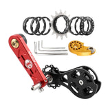 Maxbell Mountain Bike Single Speed Conversion Kit Bicycle Components Chain Tensioner 14T Red