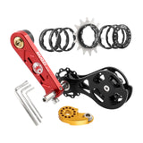 Maxbell Mountain Bike Single Speed Conversion Kit Bicycle Components Chain Tensioner 14T Red