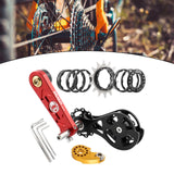 Maxbell Mountain Bike Single Speed Conversion Kit Bicycle Components Chain Tensioner 14T Red