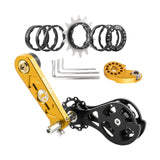 Maxbell Mountain Bike Single Speed Conversion Kit Bicycle Components Chain Tensioner 14T Gold