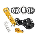 Maxbell Mountain Bike Single Speed Conversion Kit Bicycle Components Chain Tensioner 14T Gold