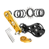 Maxbell Mountain Bike Single Speed Conversion Kit Bicycle Components Chain Tensioner 14T Gold